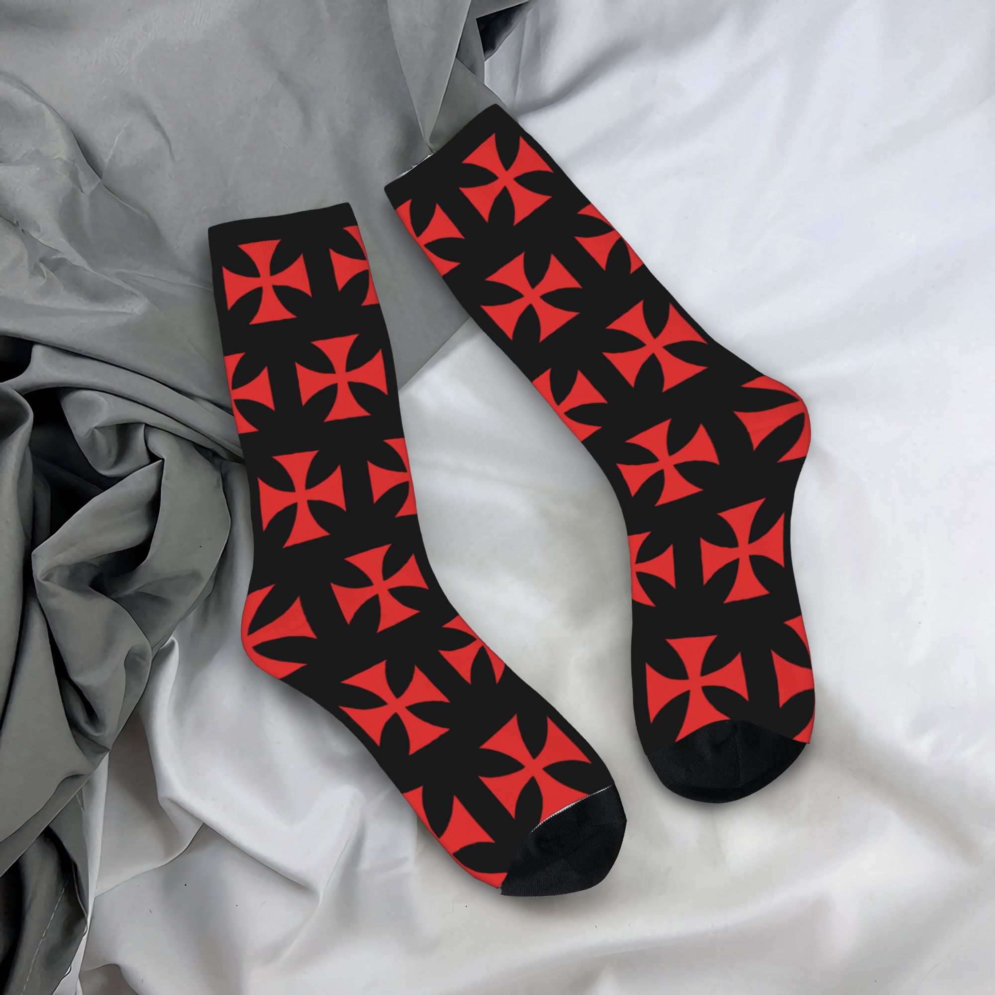 Dress Sock Men - Calcetines personalizados con diseño de cruz