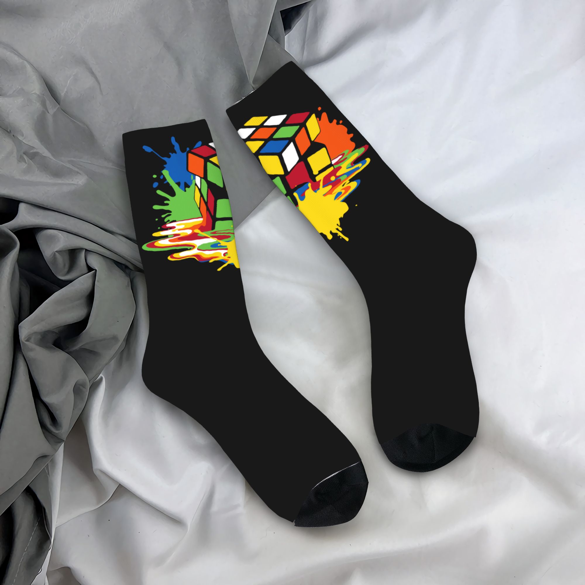 Dress Sock Men - Calcetines personalizados con diseño de cubo